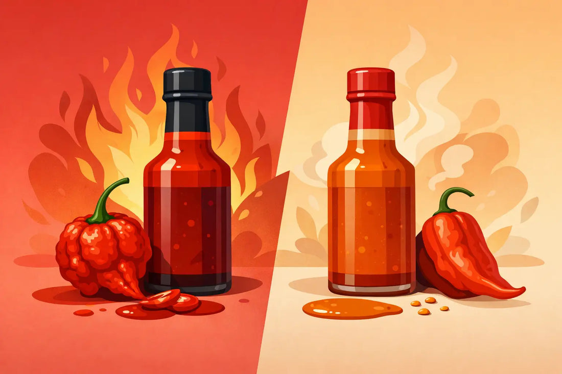 Carolina Reaper vs Ghost Pepper Sauce