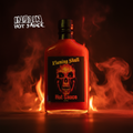 Insain Hot Sauce Flaming Skull 6.75 oz super hot extreme pepper sauce bottle