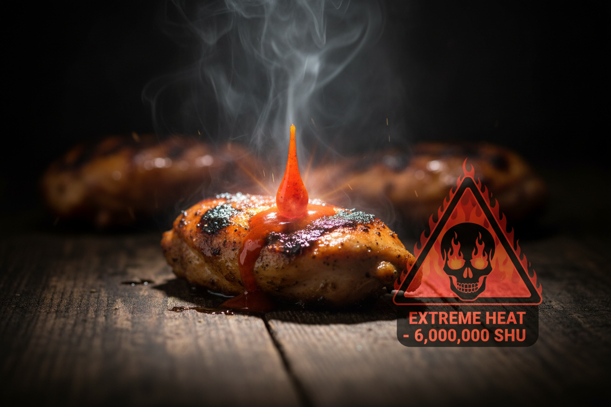 6 Million Scoville single drop on food