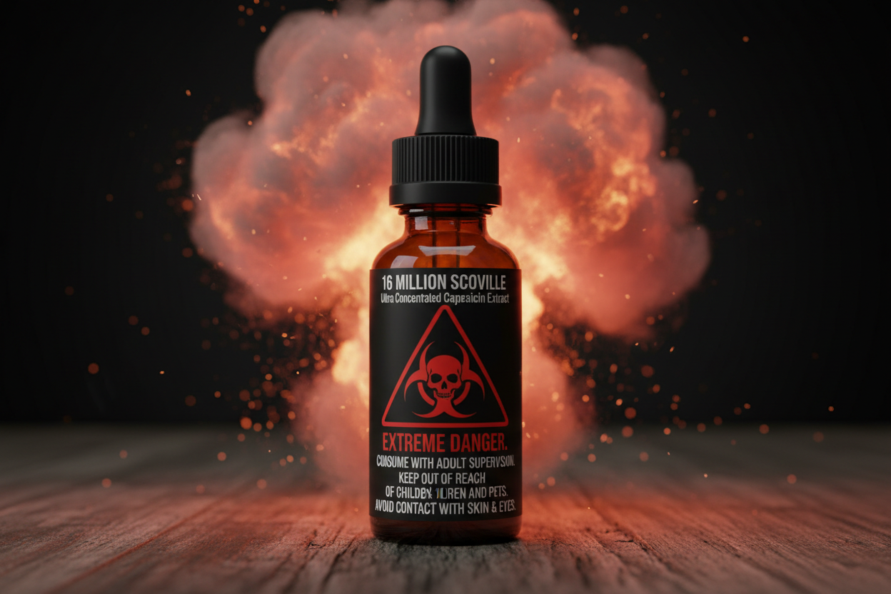 16 Million Scoville extreme extract bottle