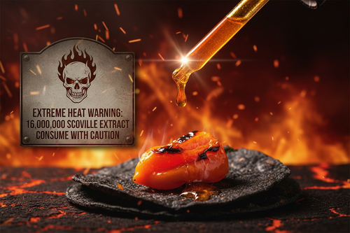 16 Million Scoville single drop on food